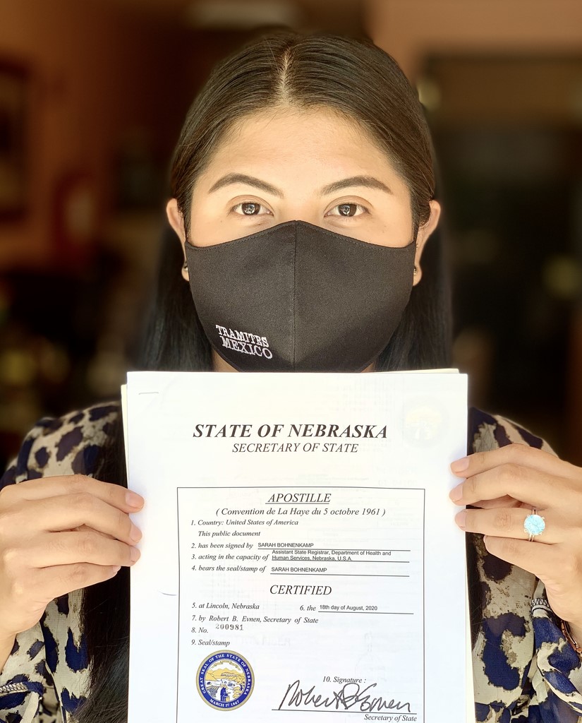 Apostilla Nebraska, Apostilla Omaha