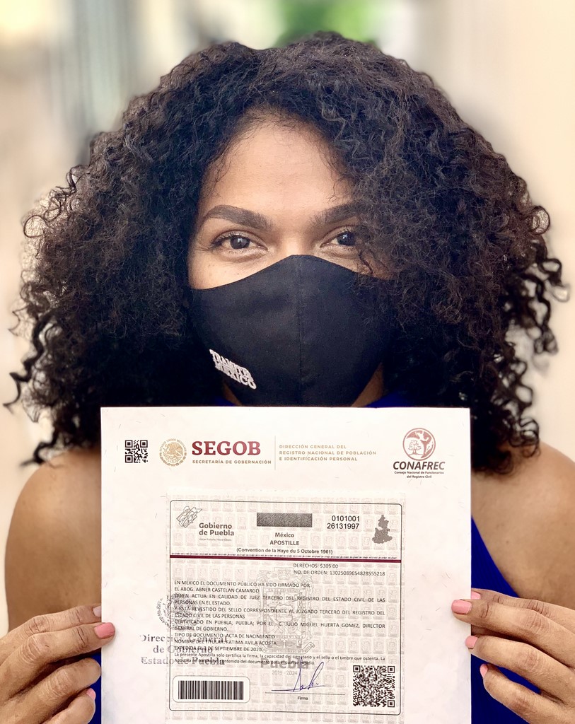 Apostilla Puebla Mexico